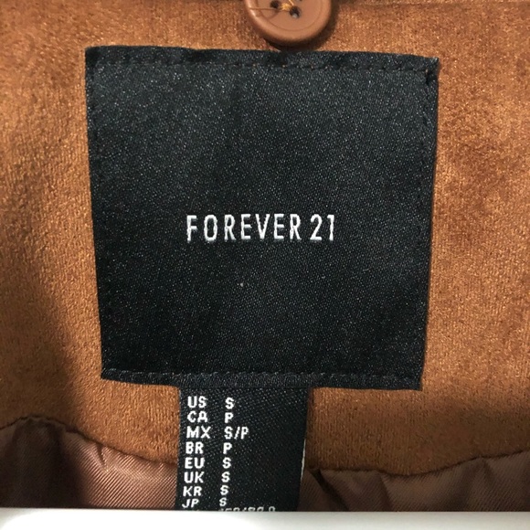 Forever 21 NWT Faux Suede Jacket - Picture 5 of 5